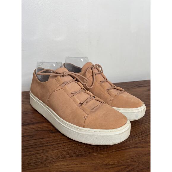 Eileen Fisher Prescot Platform Sneaker in Toffee Cream Nubuck Suede Leather sz 9 - Picture 8 of 8